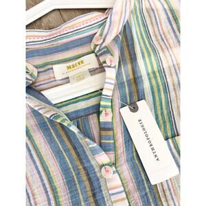 NWT Maeve by Anthropologies stripe shirt size XS